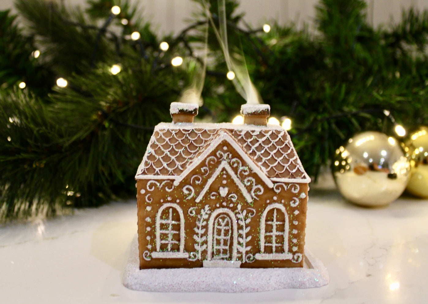 Gingerbread House Incense Cone Burner