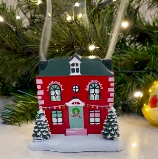 Christmas House Incense Cone Burner